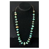 Turquoise Necklace 26'