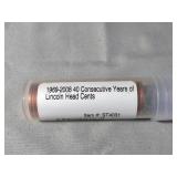 US Mint 19609-2008 40 Consecutive Years of Lincoln