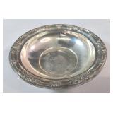 Wild Rose International Sterling Bowl 6 1/2'