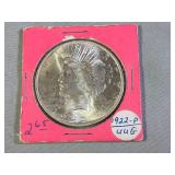 1922 Silver Peace Dollar