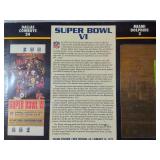 Super Bowl XXIII Cowboys & Dolphins Gold Ticket