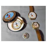 1-Pocketwatch & 2 Wristwatch's