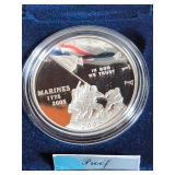 2005-Marine Corps 23th Anniversary Silver Dollar