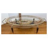 Mid Century George Briard Gold Painted Pyrex