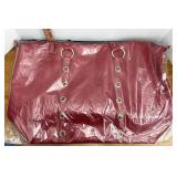 Club a red travel bag