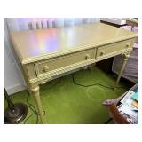Gold painted writing desk