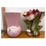 mccoy pottery vases - have chips