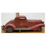 Wind up Siren Fire Chief Car