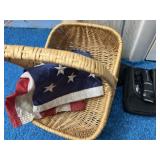 Basket trimmer and flag
