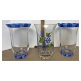 Hungarian glass vases