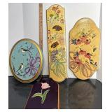 Painted wood decor