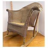 Child wicker rocker
