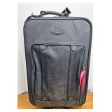 Vintage black suitcase
