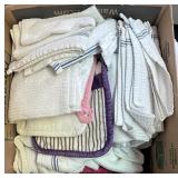 assorted kitchen towels
