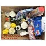 assorted cleaning supplies