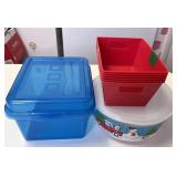 assorted tubs