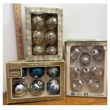 assorted vintage Christmas ornaments