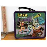 vintage Batman and Robin metal lunchbox