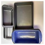 assorted loaf pans