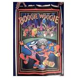 Boogie-woogie blacklight poster