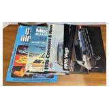 old magazines and chevy calendars