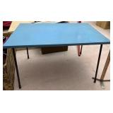 Blue top childrens table