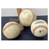 Baseballs and softballs