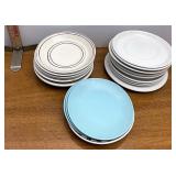 assorted plates including stomhenge