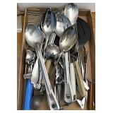 assorted kitchen utensils