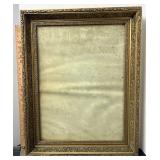 Gold frame