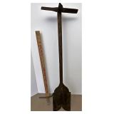 Primitive wood  paddle