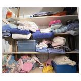 Large load of towels