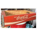Coca-Cola wooden tray