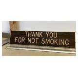 Thank you for not smoking