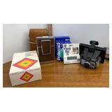 polaroid lot including Polaroid, SX70 land