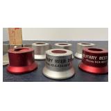 Military beer dock bottle caps and others