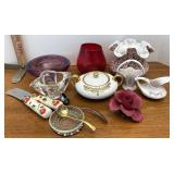 assorted glass, and more