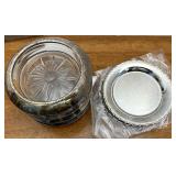 Sliver plated coasters