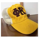 Vintage Greek fraternity trucker snapback hat