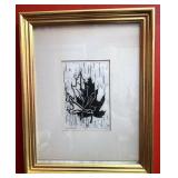 Maple leaf artwork