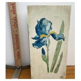 Handpainted flower wooden box