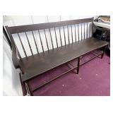 64 inch spindle back bench