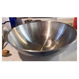 Large stainless bowl