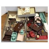 vintage doll house, furniture