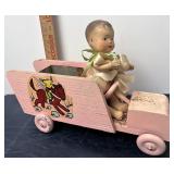 Vintage baby planter truck