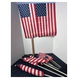 American flags
