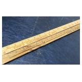 Finks custom vans and Moores hardware yardsticks