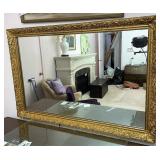 gold framed mirror