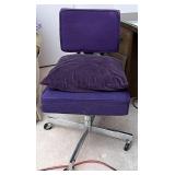 purple office chair