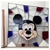 Mickey Mouse stained glass
